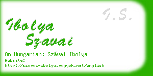 ibolya szavai business card